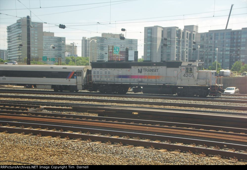 NJT 4205 pushing on an Atlantic City run.